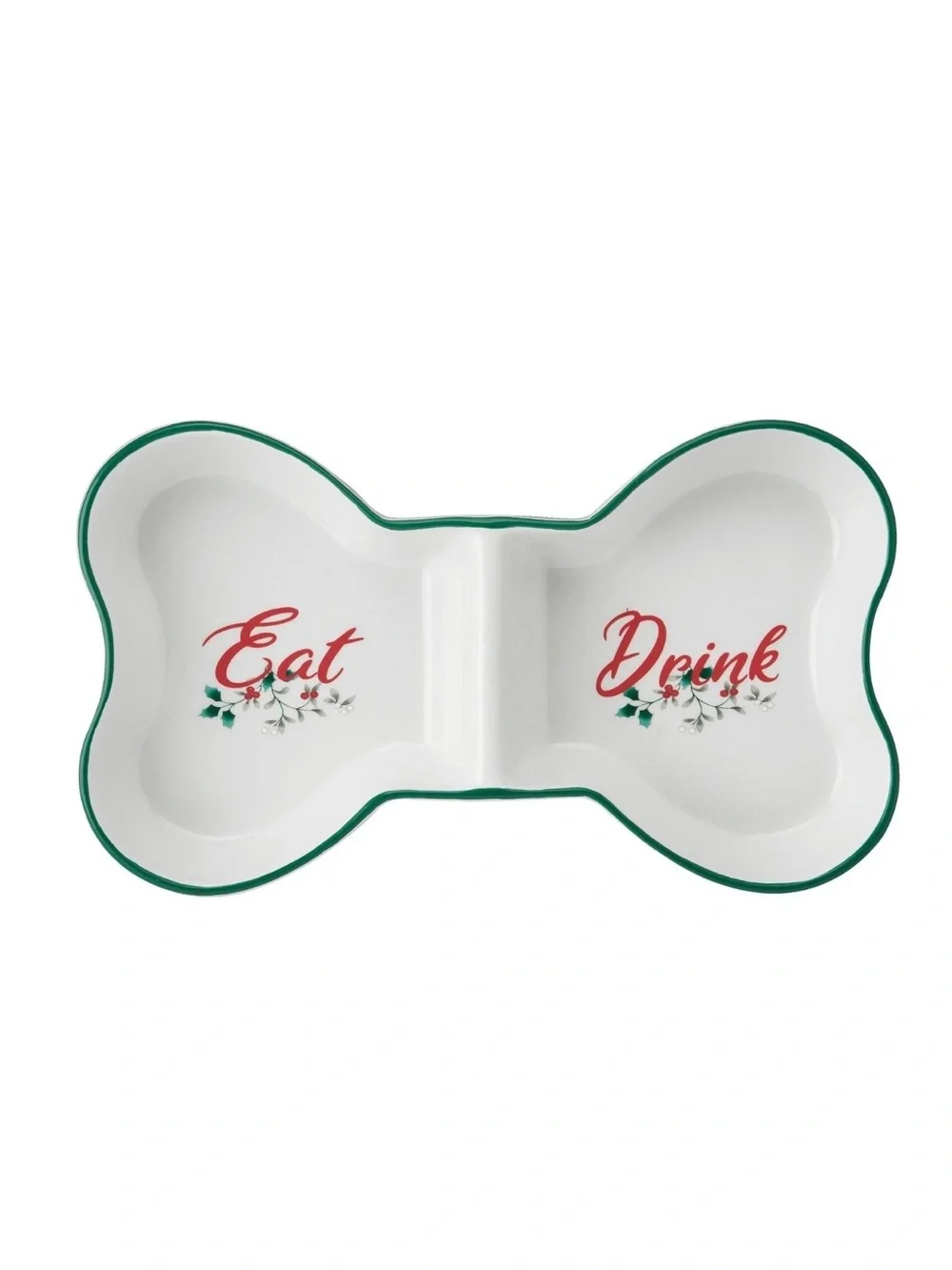Pfaltzgraff Winterberry Divided Pet Bowl
